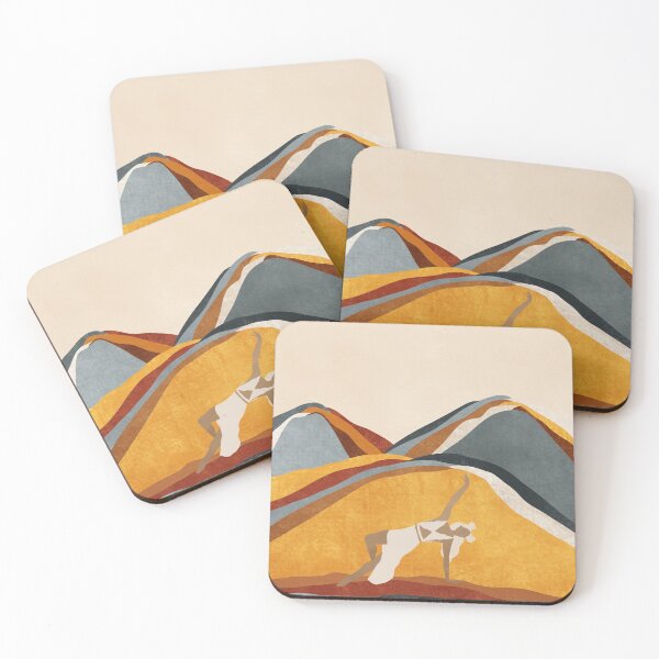 Item preview, Dancing on the Edge - Rainbow Mountain - Centering and Finding Yourself in Nature - Reconnecting Yourself - Art Illustration designed and sold by seaniekai.