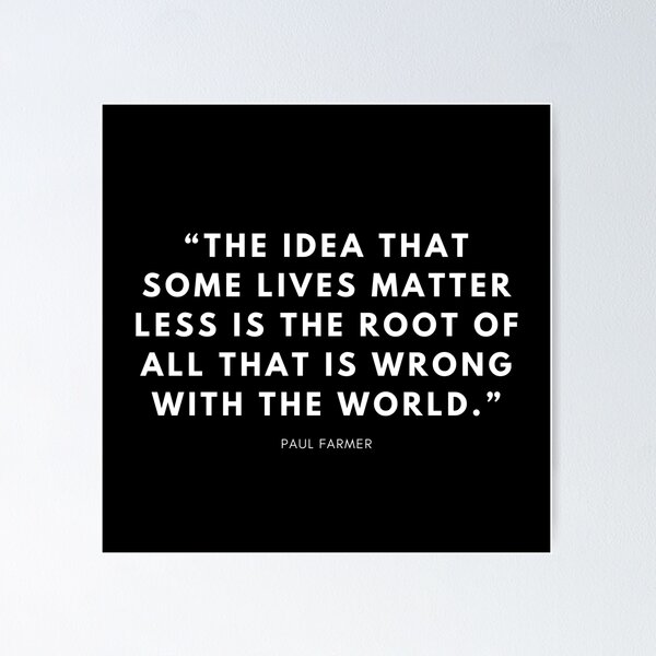 Item preview, Paul Farmer quote designed and sold by vegangabriel.