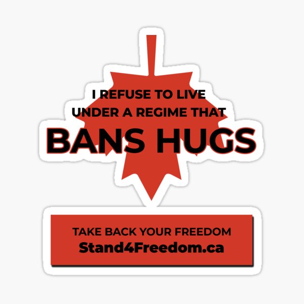 Refuse to Ban Hugs! Sticker