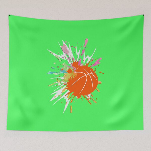 Item preview, Basketball Art Splatter designed and sold by GleamingGiant.