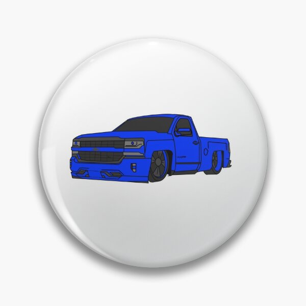 Item preview, blue chevy silverado designed and sold by C00LStickerzzz.