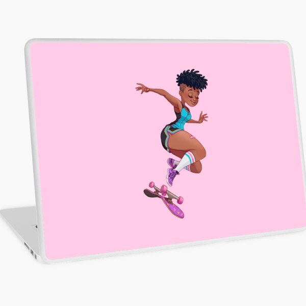 Urban skateboarder Desireé Laptop Skin