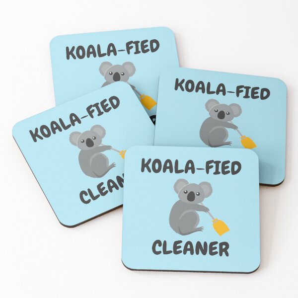 Item preview, Koalafied Cleaner + Koala Bear = Love Cleaning designed and sold by SavvyCleaner.