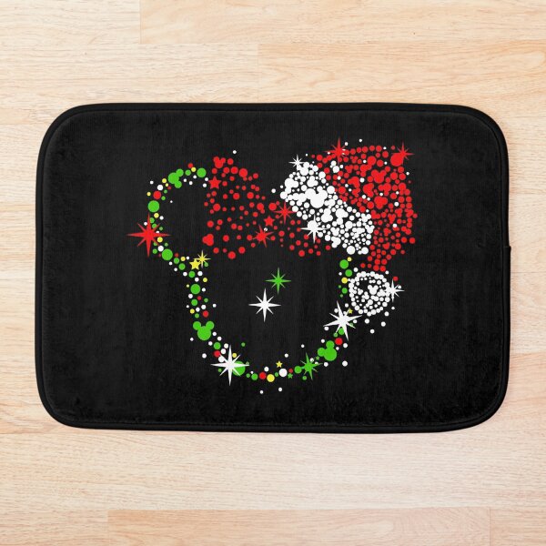 Disney Mickey Minnie christmas Bath Mat