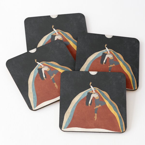 Item preview, Dancing in the Night - Mountain View - Centering and Finding Yourself in Nature - Reconnecting Yourself - Art Illustration designed and sold by seaniekai.