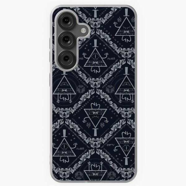 Vista previa del artículo con la obra «BILL CIPHER Gravity Falls patrón de papel tapiz», diseñado y vendido por cibokilley.