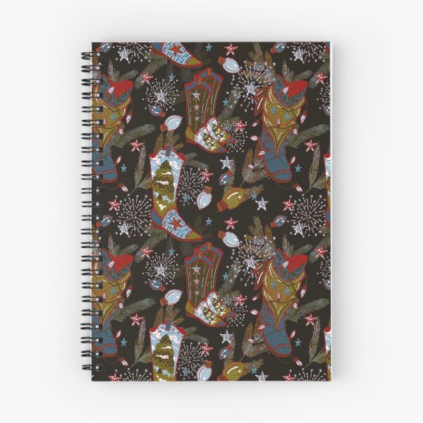 Item preview, Holiday Mens Cowboy Boots Womens Christmas Blue Black Red Green Lights Sparkle Pattern  designed and sold by NikoleneStudios.