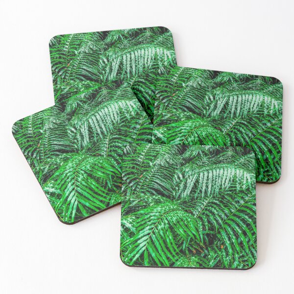 Item preview, Bright green fern all over print designed and sold by whimwitch.