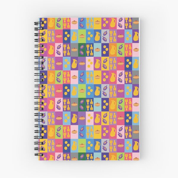 Item preview, Chanukah Smorgasbord - Pinks Pop Art Grid designed and sold by TillaCrowne.