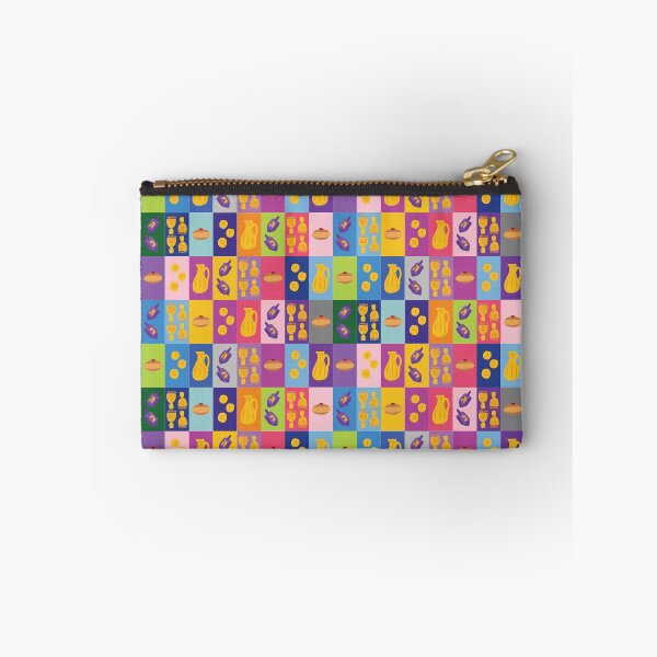 Item preview, Chanukah Smorgasbord - Pinks Pop Art Grid designed and sold by TillaCrowne.