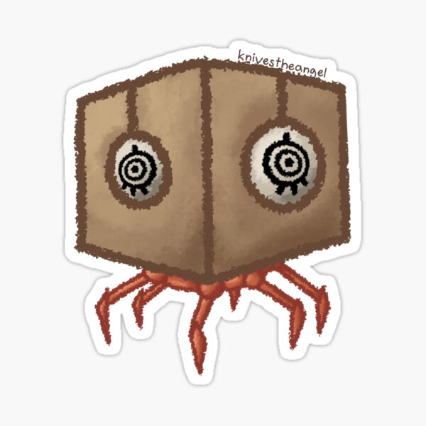 Xana Code Lyoko Blok Monster Sticker By Knivestheangel Redbubble