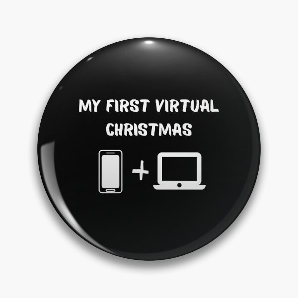 Item preview, My first Virtual Christmas Tshirt designed and sold by BECOOOL.