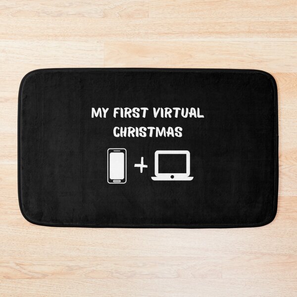 Item preview, My first Virtual Christmas Tshirt designed and sold by BECOOOL.