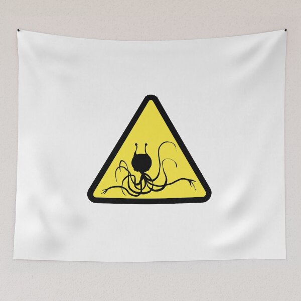Item preview, CAUTION FLYING SPAGHETTI MONSTER designed and sold by GoblinCommander.