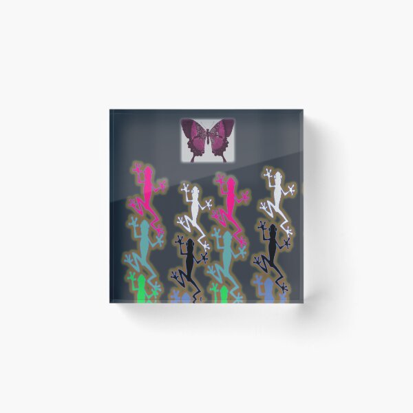 Item preview, frog and butterfly designed and sold by Moltotal.