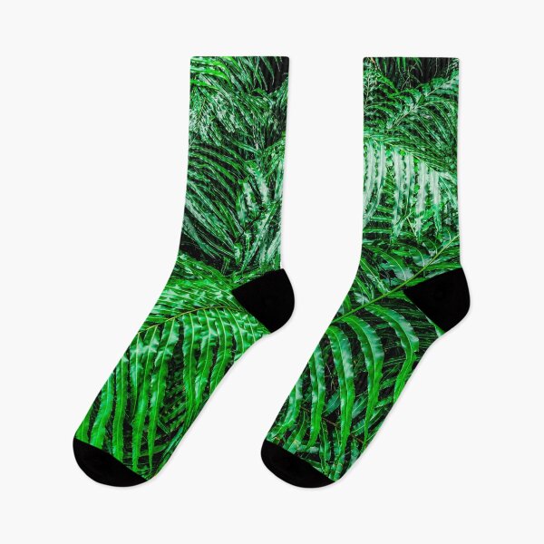 Item preview, Bright green fern all over print designed and sold by whimwitch.