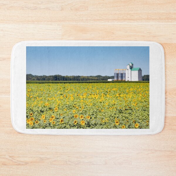 Item preview, Field of Sunflowers, Elevator of Grain designed and sold by Traingeek Images.