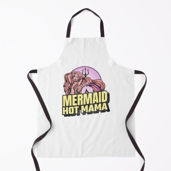 Item preview, Mermaid Hot Mama - Vintage Distressed Style designed and sold by Kaos Urbanwear.