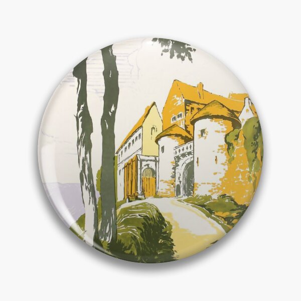 Item preview, Flavigny retro poster designed and sold by CorasPosters.