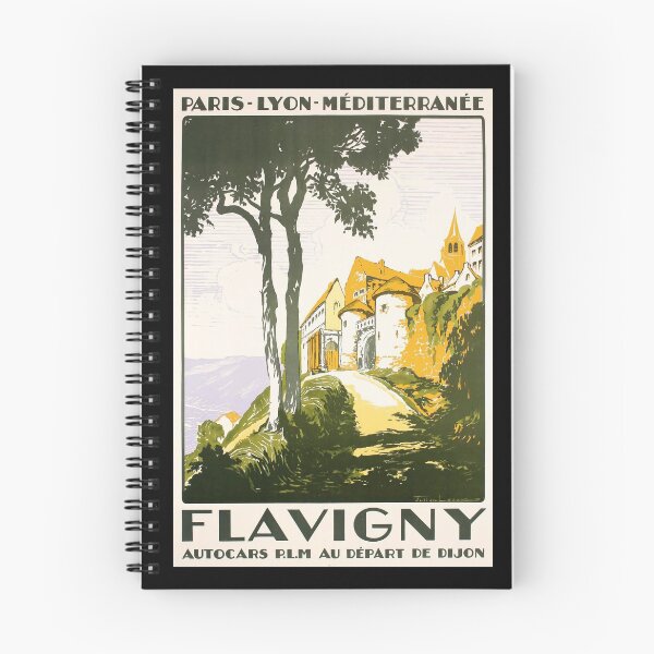 Item preview, Flavigny retro poster designed and sold by CorasPosters.