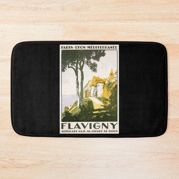 Item preview, Flavigny retro poster designed and sold by CorasPosters.