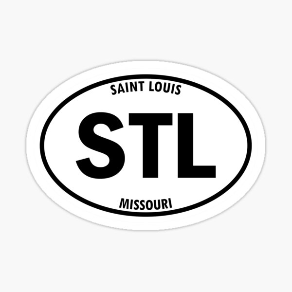 Vintage 1950's St. Louis MO Missouri Gateway Arch retro travel decal sticker