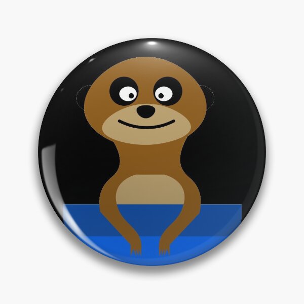 Item preview, Meerkat in your pocket with black background designed and sold by Luccianos.