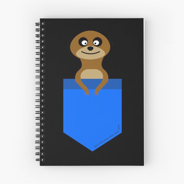 Item preview, Meerkat in your pocket with black background designed and sold by Luccianos.