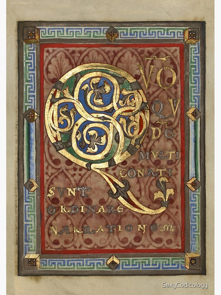 Decorated Incipit Page - Opening of Luke's Gospel (1120 - 1140 AD) by SexyCodicology