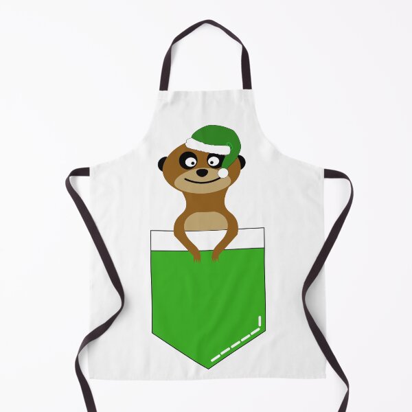 Item preview, Christmas meerkat in green designed and sold by Luccianos.