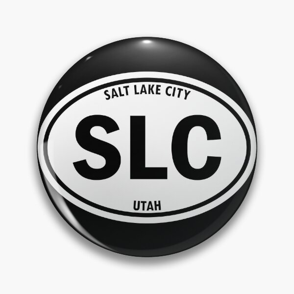 Item preview, Salt Lake City, Utah SLC Oval Travel Sticker  - Remember that road trip! designed and sold by SeaStories88.