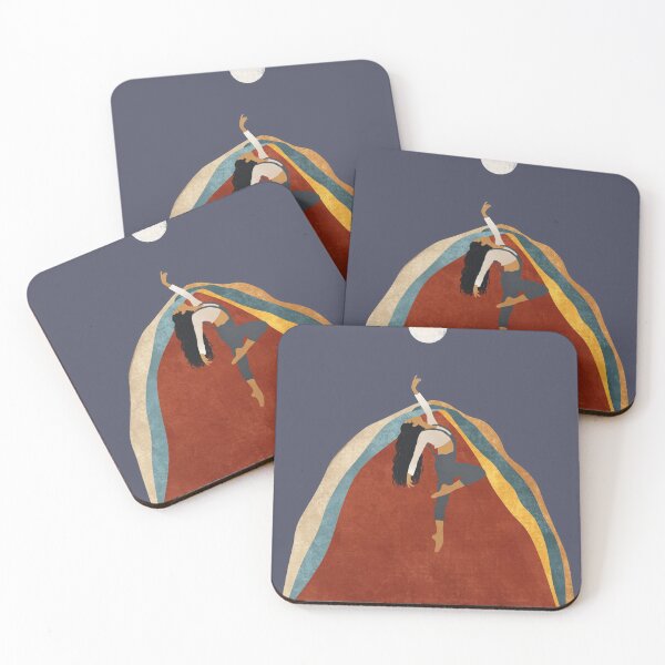 Item preview, Dancing in the Night - Mountain View - Centering and Finding Yourself in Nature - Reconnecting Yourself - Art Illustration designed and sold by seaniekai.
