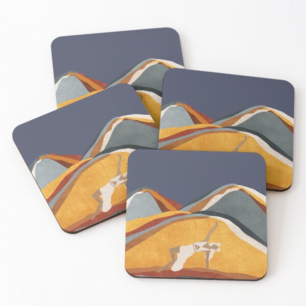 Item preview, Dancing on the Edge - Rainbow Mountain - Centering and Finding Yourself in Nature - Reconnecting Yourself - Art Illustration designed and sold by seaniekai.