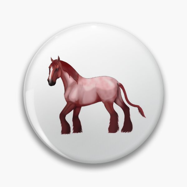 Item preview, Strawberry roan Ardennes  designed and sold by artbyolivia-d.