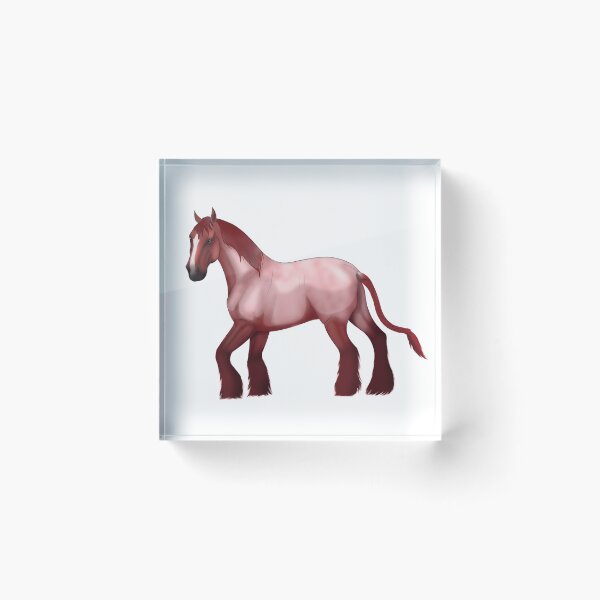 Item preview, Strawberry roan Ardennes  designed and sold by artbyolivia-d.