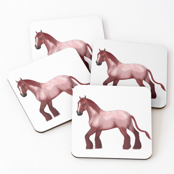 Item preview, Strawberry roan Ardennes  designed and sold by artbyolivia-d.