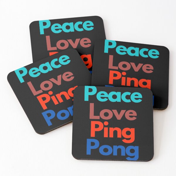 Item preview, Peace Love Ping Pong designed and sold by Taumaturgo.