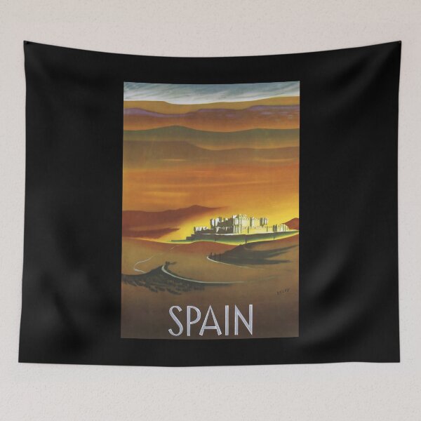 Item preview, Spain retro poster designed and sold by CorasPosters.