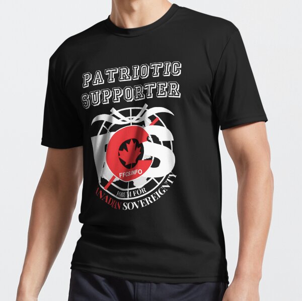 Patriotic Supporter Active T-Shirt