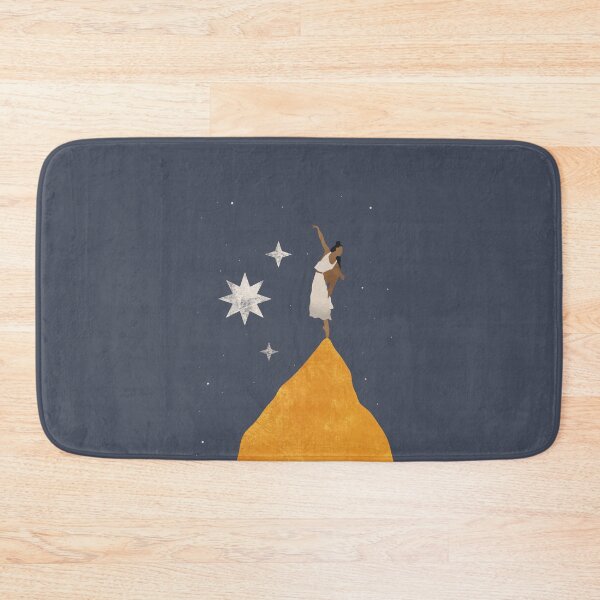 Item preview, Dancing on the Edge in a Starry Night Sky - Mountain View - Centering and Finding Yourself in Nature - Reconnecting Yourself - Art Illustration designed and sold by seaniekai.