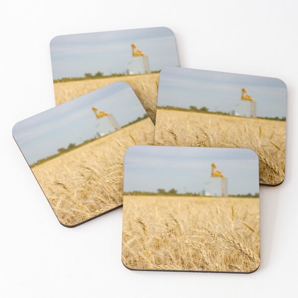 Item preview, Wheat Field and Grain Elevator designed and sold by Traingeek Images.