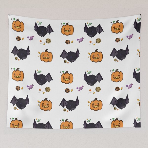 Item preview, Pumpkin & Bat - Transparent Bg designed and sold by ZombieFujoshi.