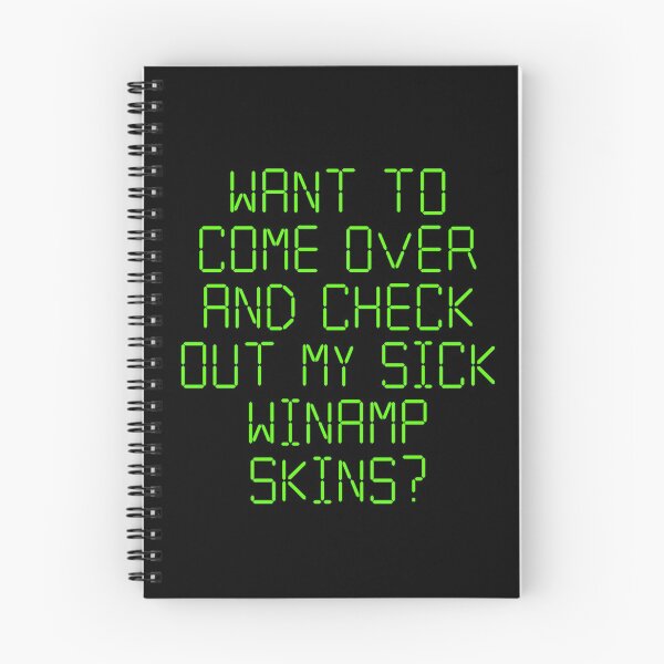 Item preview, Want to come over and check on my sick Winamp skins? designed and sold by Cuttintees.