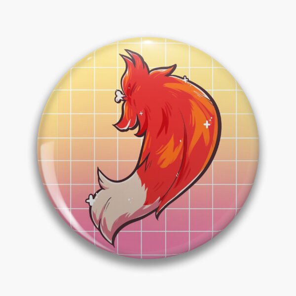 Item preview, Vaporwave Fox Tail designed and sold by Peach Tabby.