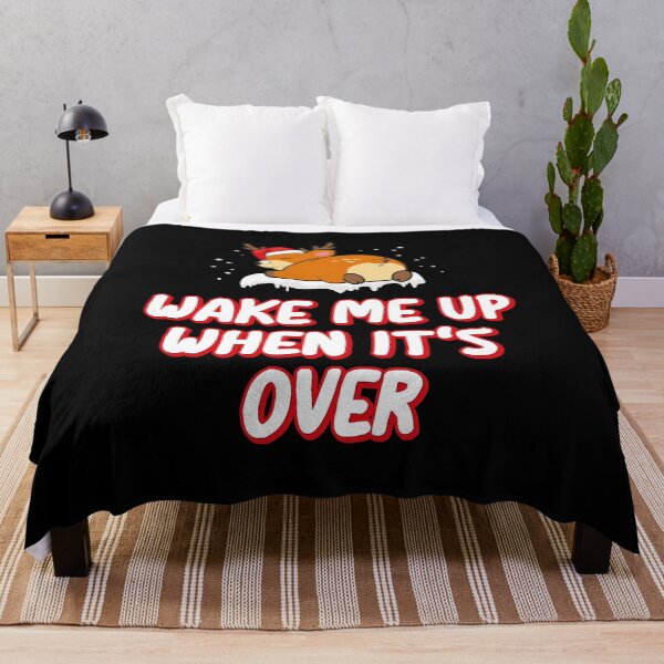 Item preview, Anti Christmas Haters Funny Sayings Wake Me Up designed and sold by teeseeds.