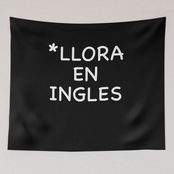 Item preview, *LLORA EN INGLES designed and sold by popculturechick.
