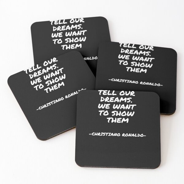 Item preview, Christiano Ronaldo - We don’t want to tell our dreams. We want to show them. designed and sold by appleofyoureye.