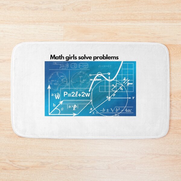 Item preview, Math Girls Solve Problems designed and sold by UncleStuScience.