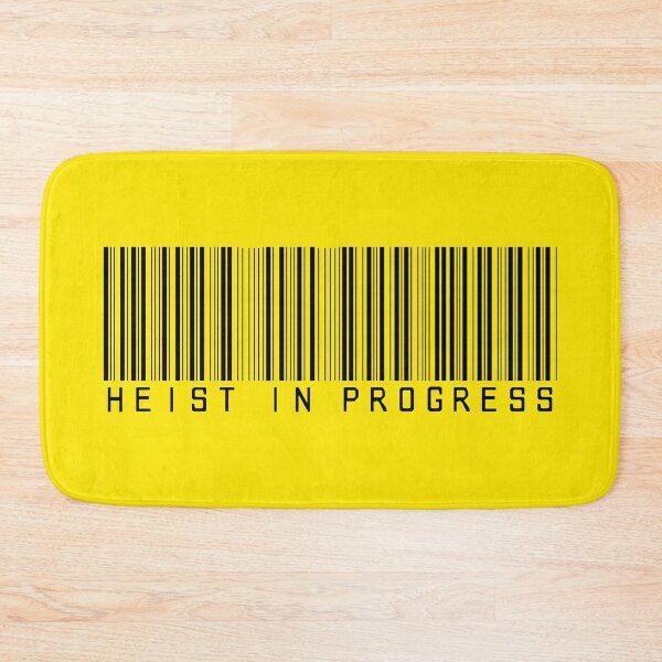 Item preview, Yellow Heist In Progress Barcode designed and sold by kismetclicks.