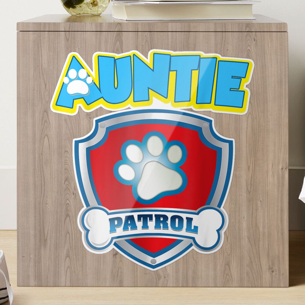 Funny Auntie Patrol - Dog Mom  Sticker for Sale by PanXuegang